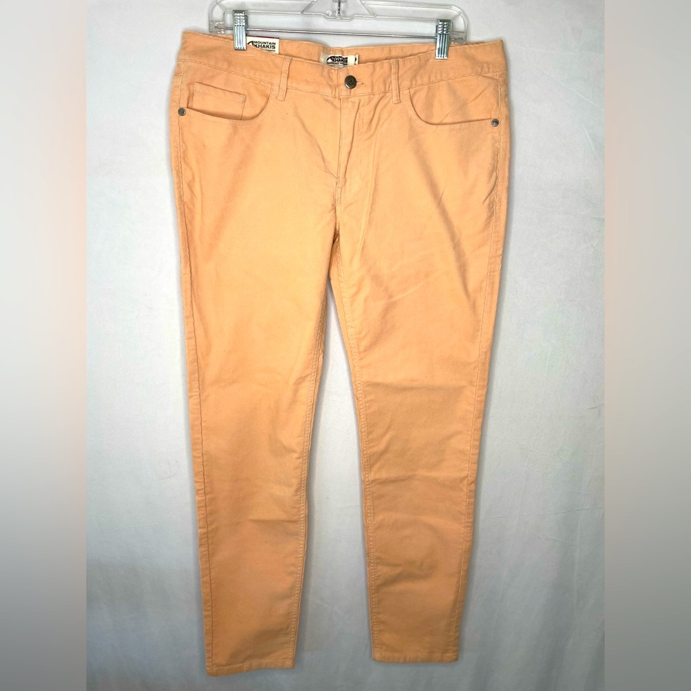 New Mountain Khakis Canyon Cord Skinny Pant Slim Fit, Pink Champagne Women's 12